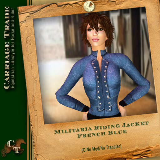@CT@ Militaria Riding Jacket (Boxed) French Blue