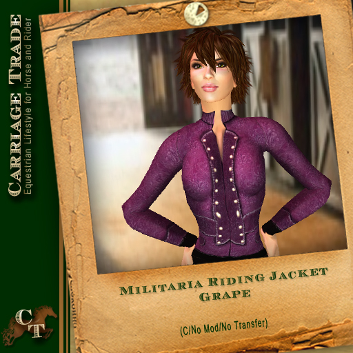 @CT@ Militaria Riding Jacket (Boxed) Grape