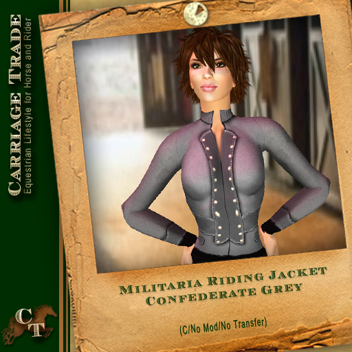 @CT@ Militaria Riding Jacket (Boxed) Confederate Gray