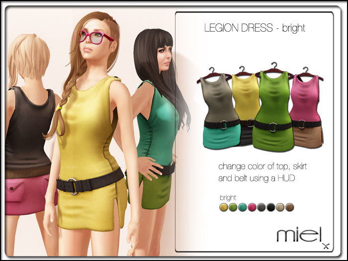 MIEL LEGION DRESS - bright (MESH)