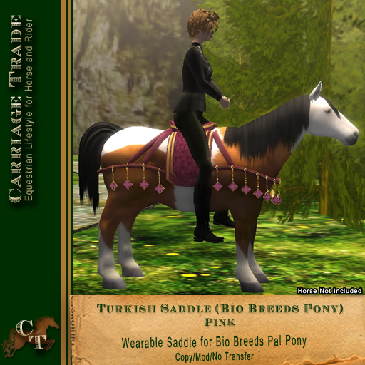 @CT@ Turkish Saddle Bio Breeds Pal Pony Pink
