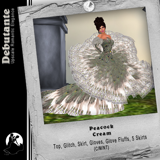 *Deb* Peacock Gown Wedding Gown