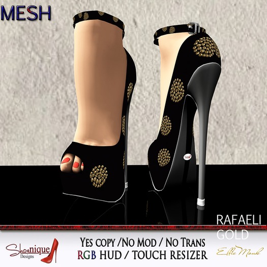 **SD** Gold Rafaeli  Platform Pumps RGB BSM