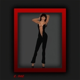 e.one Zip Up Jumpsuit Black