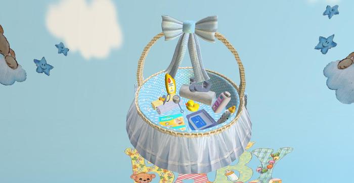 Nursery Basket Baby Boy