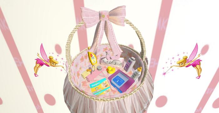 Nursery Basket Baby Girl