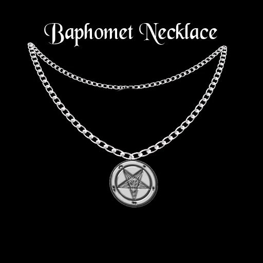 Baphomet Necklace Silver