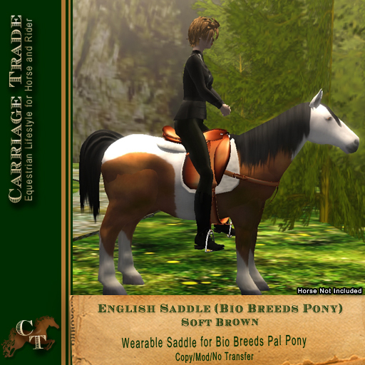 @CT@ English Saddle (Bio Breeds Pony) Soft Brown