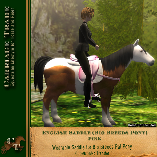 @CT@ English Saddle (Bio Breeds Pony) Pink