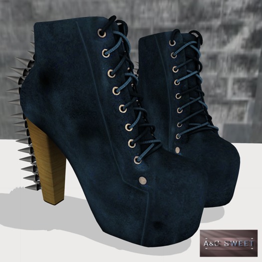 {A&C} Sweet -Britney Boots (Blue)