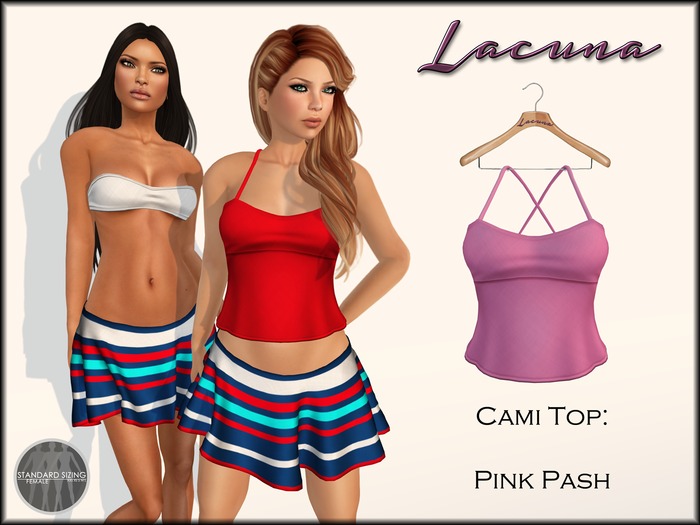 *LACUNA* Cami Top - Pink Pash