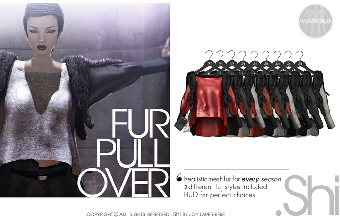 .Shi : Toga Dress {Black} [Rigged Mesh]