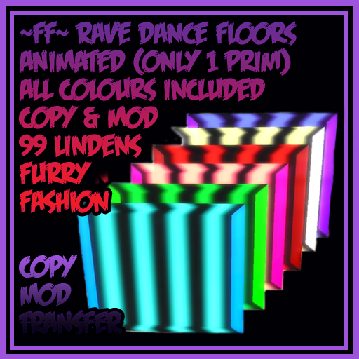 Second Life Marketplace - ~FF~ Rave Dance Floors