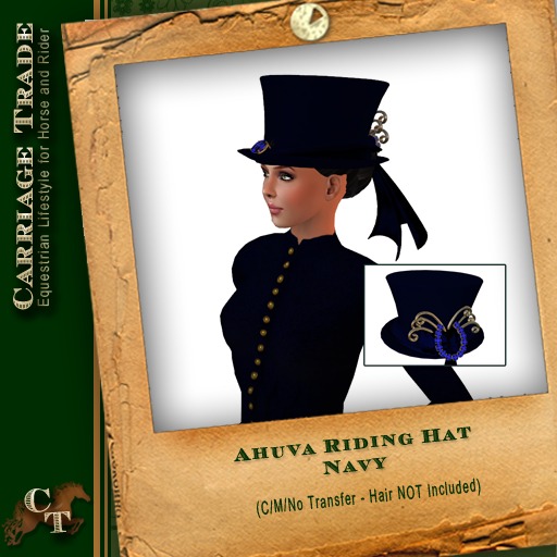 @CT@ Ahuva Riding Hat (Boxed) Navy