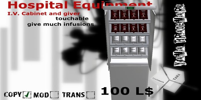Hospital Equipmet-I.V. Cabinet