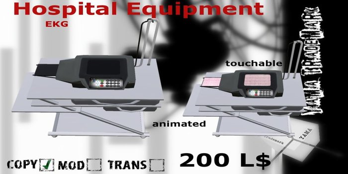 Hospital Equipmet-EKG - Animated