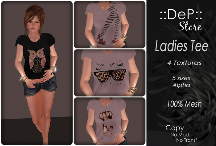 ::DeP:: Ladeis Tee 4 Textures