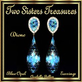 TST - LARKSPUR FIRE OPAL DIAMOND EARRINGS YG