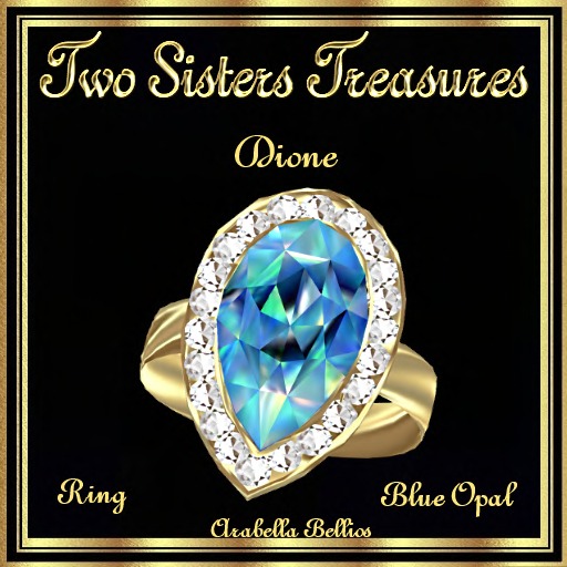 TST - LARKSPUR FIRE OPAL DIAMOND RING YG