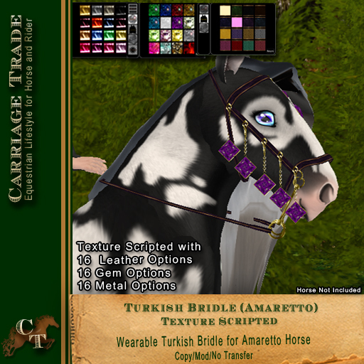 @CT@ Turkish Bridle (Amaretto)