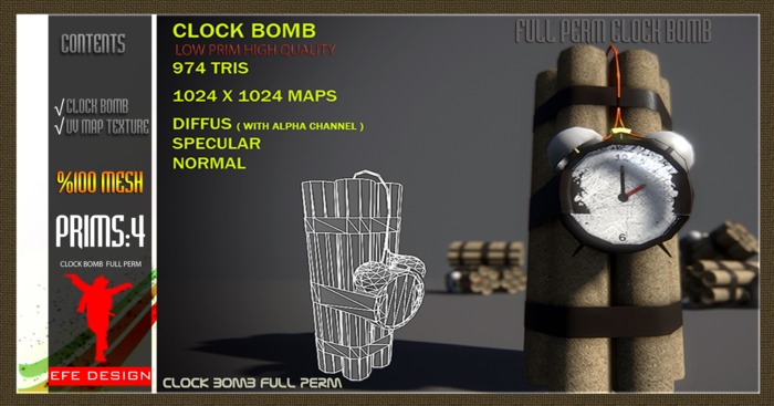 Clock Bomb Full Perm EFE DESIGN