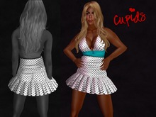 Polka Dot Halter Mini Green