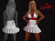 Polka Dot Halter Mini Red