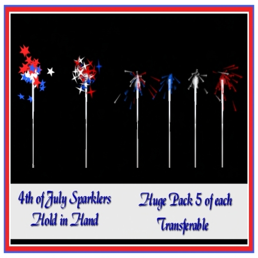 4th of July Sparklers HUGE PACK Just Wear