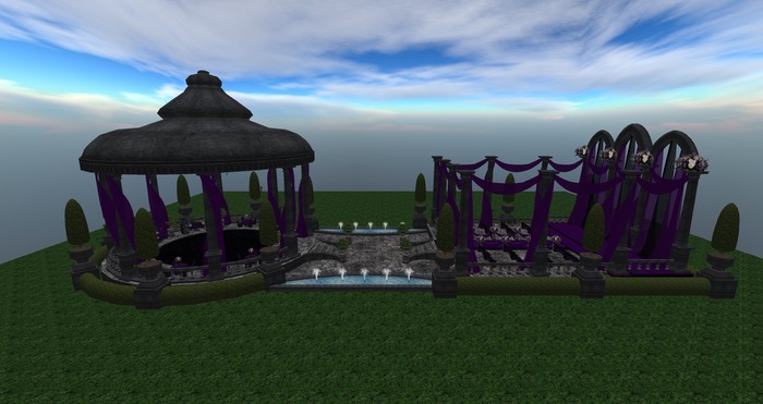Wedding Gazebo Venu Small - Goth Purple [Boxed]
