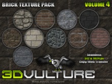 3DV Brick Texture Pack Vol.4