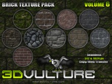 3DV Brick Texture Pack Vol.6