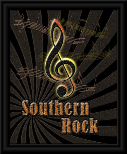 Southern Rock Black Frame