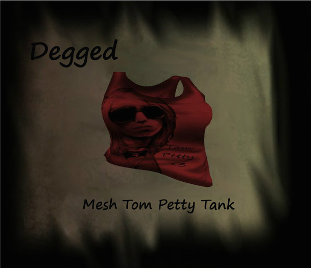 ~Degged Mesh Tom Petty Tank