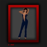 e.one Zip Up Jumpsuit Blue