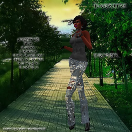 <==DARKLINE==>Broklin Jeans