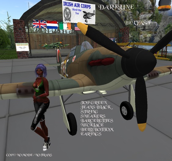 <==DARKLINE==>Belfast black/green