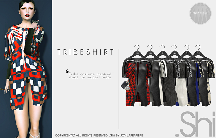 .Shi : Toga Dress {Black} [Rigged Mesh]