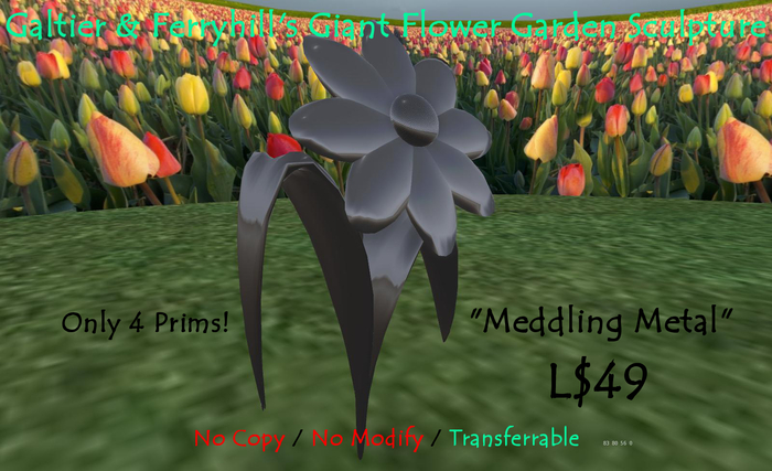 Flower Sculpture - Meddling Metal