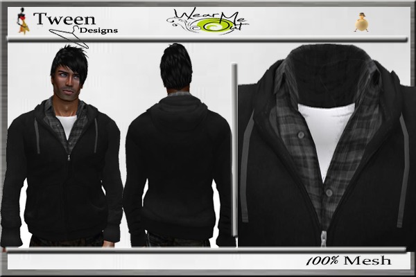 Tween Designs !!!.....Dark Grey Hoodie