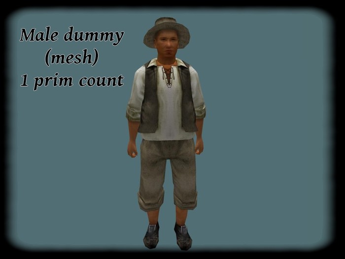 male dummy (mesh) 1 prim
