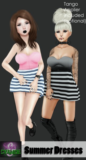 .S&C.  Summer Dresses with Tango Appliers - fatpack