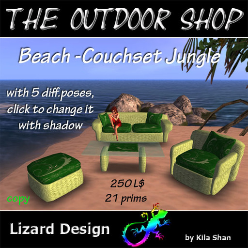 Beachcouchset  Jungle