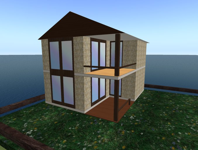 house 83 prims classic x 512 or plus