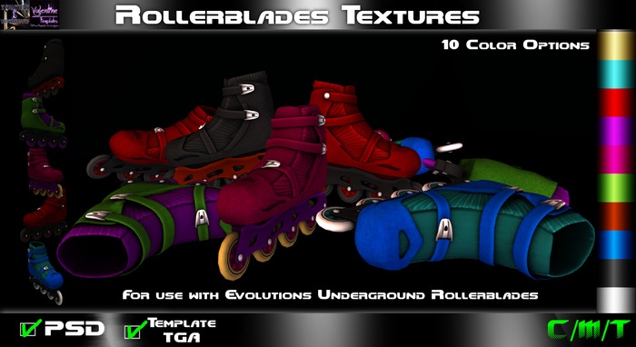 *EVO VT MESH* Rollerblades Textures 