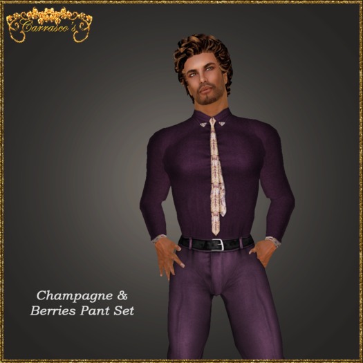 *Carrasco's* Champagne & Berries Pant Set
