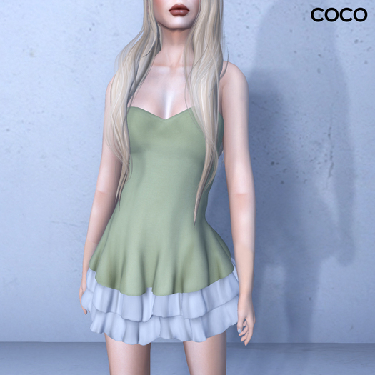 *COCO*_StraplessDress_Grass