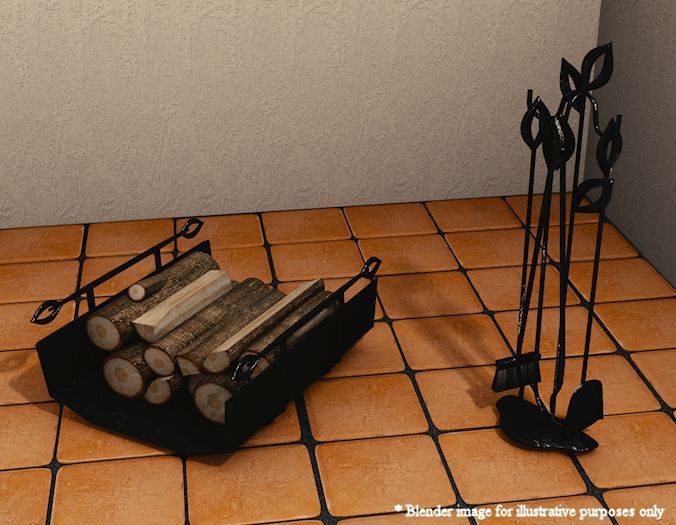 Indoor Firewood Rack by Padre Loco