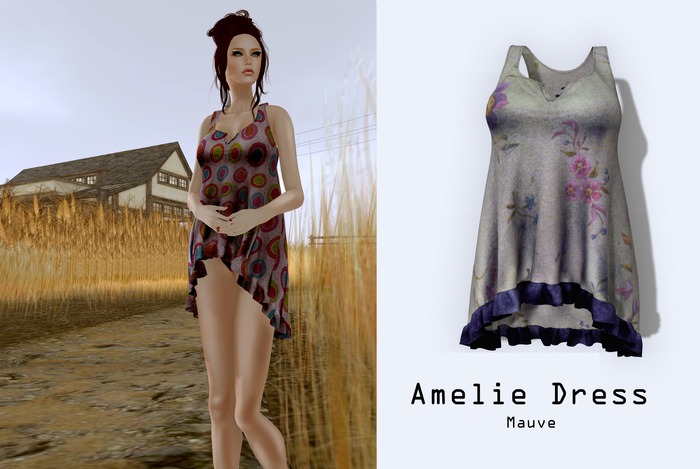 .:Lethal:. Amelie Dress: Mauve