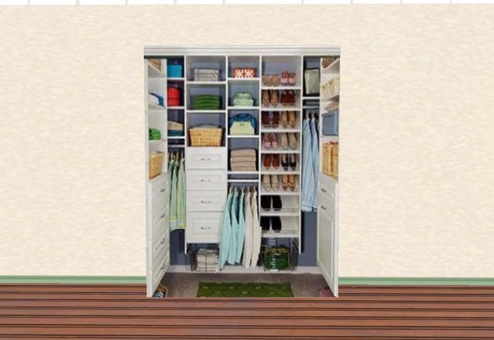 Bedroom Closet Walkin White