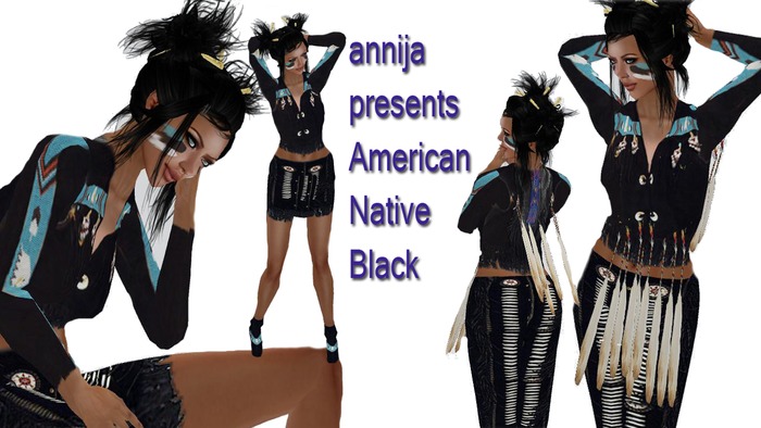 Aubergine Native  beaded outfit